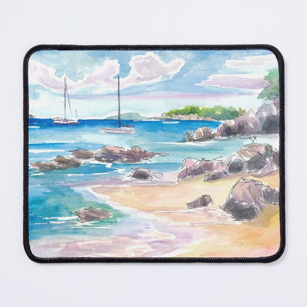 Item preview, Honeymoon Times at Salmon Bay St John US Virgin Islands designed and sold by artshop77.