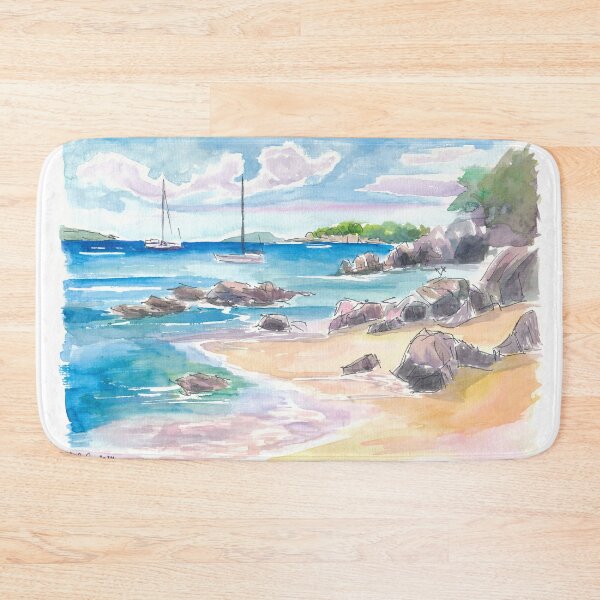 Item preview, Honeymoon Times at Salmon Bay St John US Virgin Islands designed and sold by artshop77.