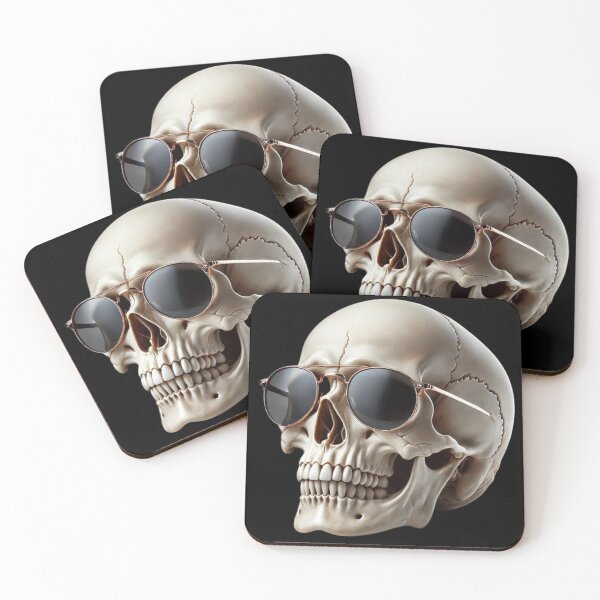 Item preview, Skull with Sunglasses 6 designed and sold by LaNadaYFundante.