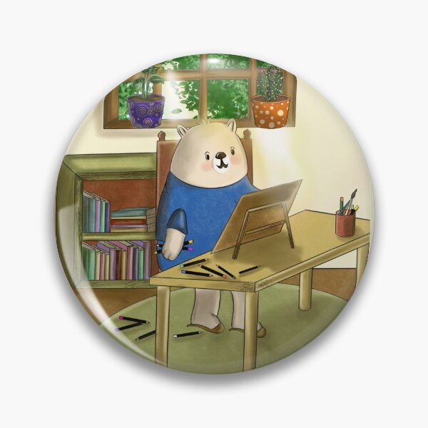 Item preview, Drawing teddy bear designed and sold by Anna Kowalska-Karzkowiak.