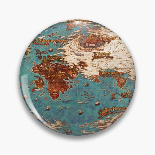 Item preview, FFXIV Hydaelyn New World Map Dawntrail Fantasy designed and sold by hayesade.
