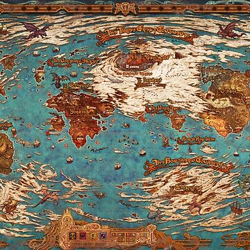 Aperçu de l'œuvre FFXIV Hydaelyn Nouvelle carte du monde Dawntrail Fantasy de hayesade