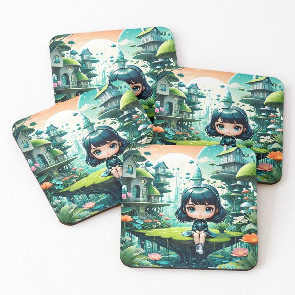 Artikelvorschau, Wunderliches Fantasy-Mädchen im Zaubergarten entworfen und verkauft von ArtsyWishesShop.