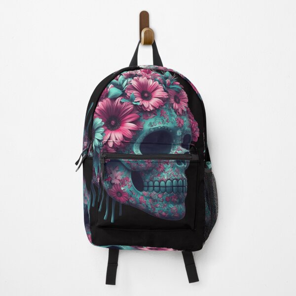 Item preview, "Floral Skull Elegance" designed and sold by inksavvystudio.
