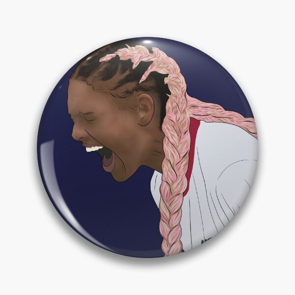 Item preview, Trinity Rodman Olympics Goal Celebration Pink Hair Braids Minimalist  designed and sold by Hevding.