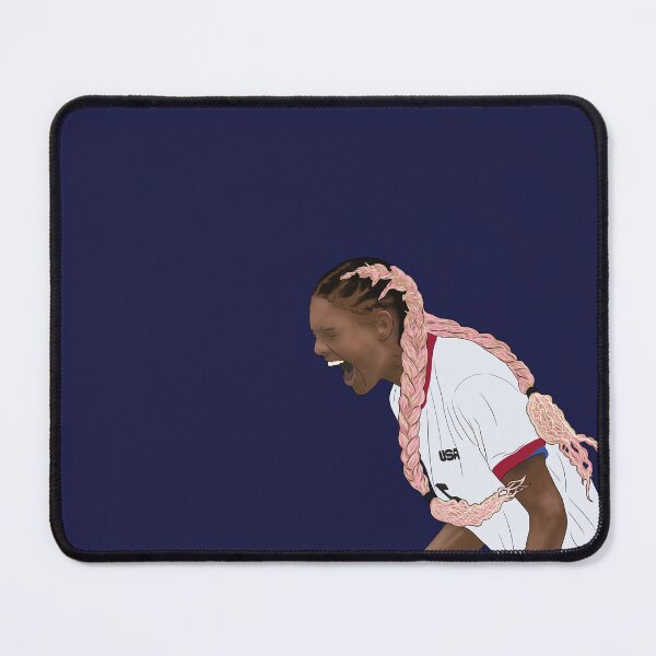 Item preview, Trinity Rodman Olympics Goal Celebration Pink Hair Braids Minimalist  designed and sold by Hevding.