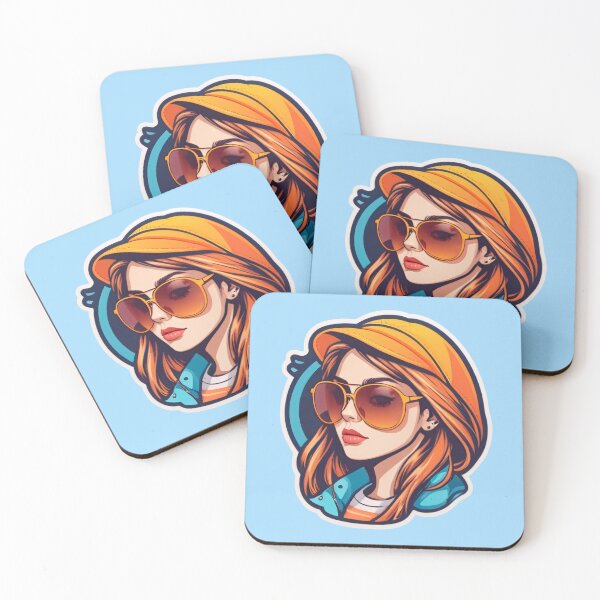 Item preview, Casual Summer Lady Portrait designed and sold by MadnessEnvelope.