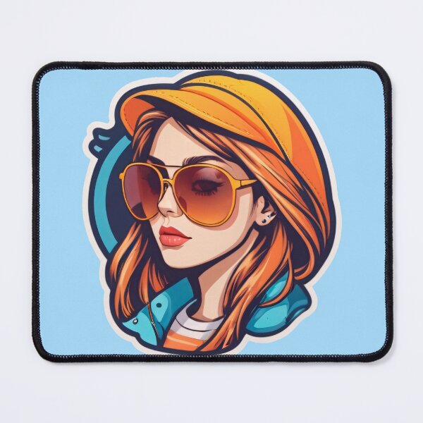 Item preview, Casual Summer Lady Portrait designed and sold by MadnessEnvelope.