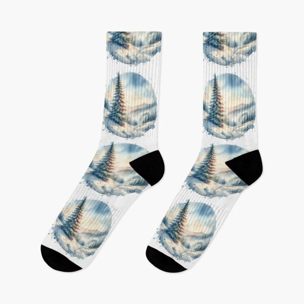 Item preview, Snow-Covered Fir: Nature's Winter Wonderland" designed and sold by Kriebelt.
