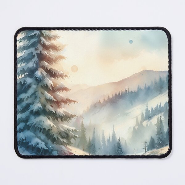Item preview, Snow-Covered Fir: Nature's Winter Wonderland" designed and sold by Kriebelt.
