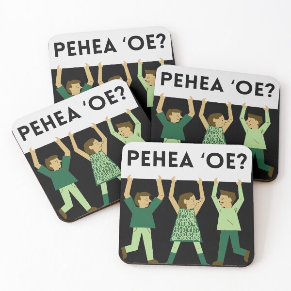 Item preview, Green Pehea ʻOe? | How are you doing? | Ōlelo Hawaii | Hawaiian Language designed and sold by maplunk.