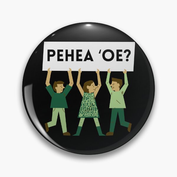 Item preview, Green Pehea ʻOe? | How are you doing? | Ōlelo Hawaii | Hawaiian Language designed and sold by maplunk.