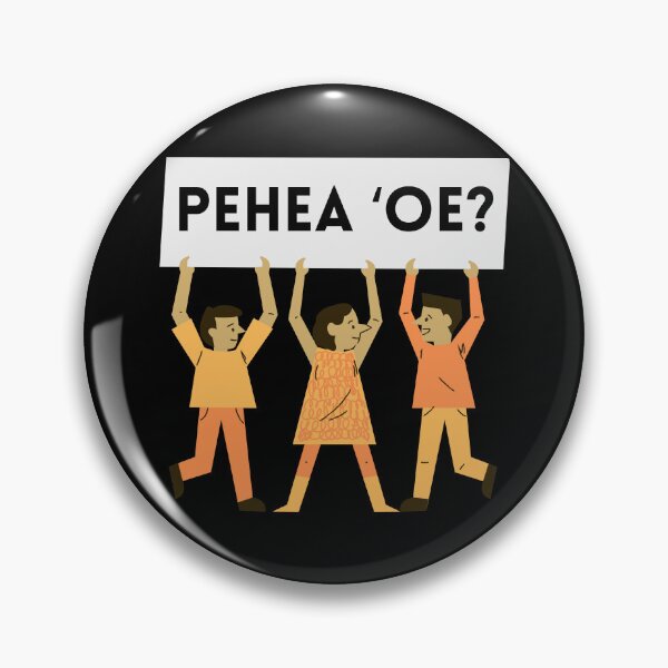 Item preview, Orange Pehea ʻOe? | How are you doing? | Ōlelo Hawaii | Hawaiian Language designed and sold by maplunk.