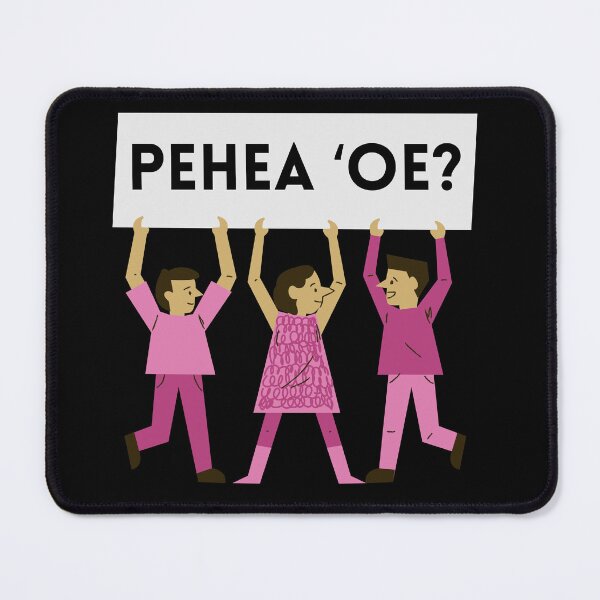 Item preview, Pink Pehea ʻOe? | How are you doing? | Ōlelo Hawaii | Hawaiian Language designed and sold by maplunk.
