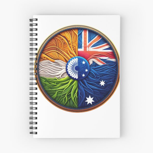 Item preview, India Australia TShirt Celebrate Your Dual Heritage with India-Australia Themed T-Shirts  designed and sold by 519xdesign.