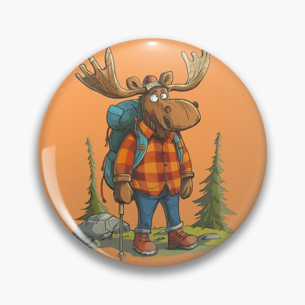 Item preview, Wandering Moose Hiking Outdoor Adventure designed and sold by Wild-Co.