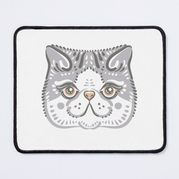 Item preview, Cat grey face designed and sold by lex-sky.