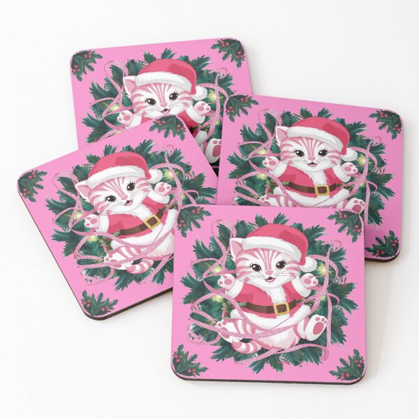 Item preview, Pink Christmas Kitty | Matching Family Outfits | Dogs & Cats designed and sold by PinkGoddessLove.