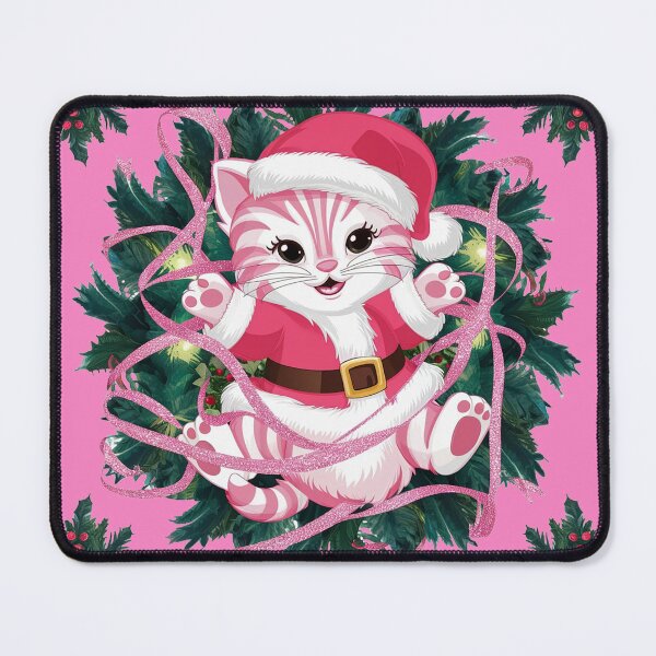Item preview, Pink Christmas Kitty | Matching Family Outfits | Dogs & Cats designed and sold by PinkGoddessLove.