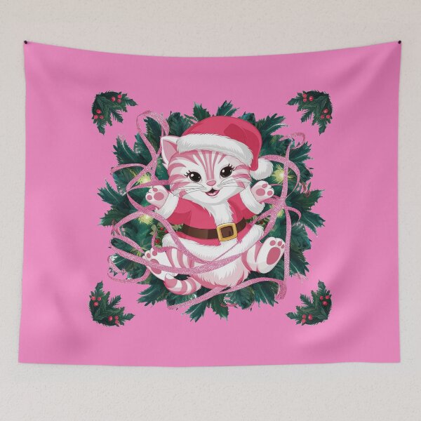 Item preview, Pink Christmas Kitty | Matching Family Outfits | Dogs & Cats designed and sold by PinkGoddessLove.