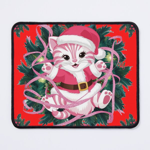 Item preview, Pink Christmas Kitty | Matching Family Outfits | Dogs & Cats designed and sold by PinkGoddessLove.