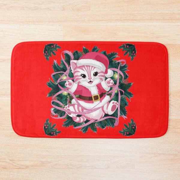 Item preview, Pink Christmas Kitty | Matching Family Outfits | Dogs & Cats designed and sold by PinkGoddessLove.