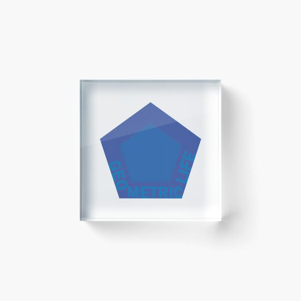 Item preview, Geometric Life, ed. Blue Pent. designed and sold by Tecno-Art-Land.