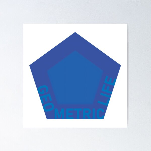 Item preview, Geometric Life, ed. Blue Pent. designed and sold by Tecno-Art-Land.