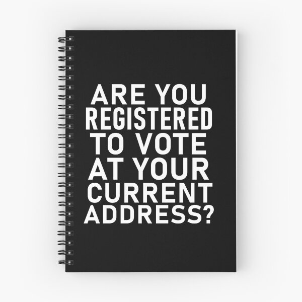 Item preview, Are you registered to vote at your current address? designed and sold by Decamegashop.