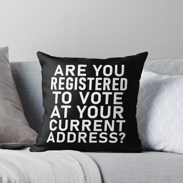 Item preview, Are you registered to vote at your current address? designed and sold by Decamegashop.