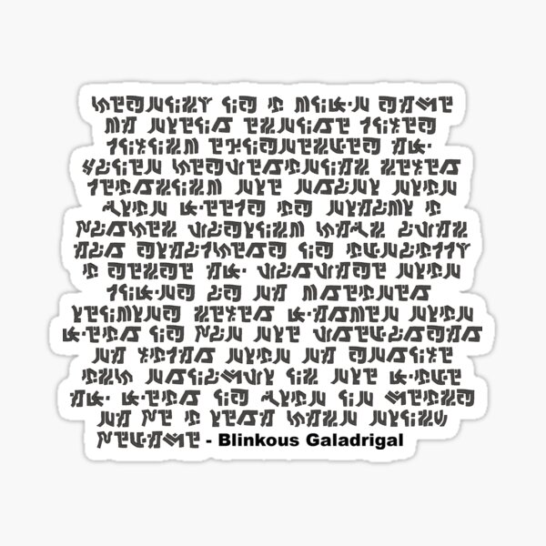 Vista previa del artículo con la obra «Troll Text Blinkys Speech», diseñado y vendido por Omis.