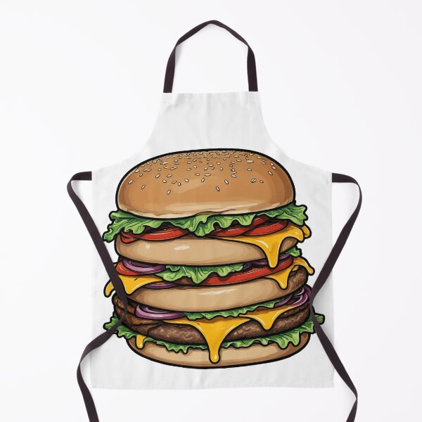 Item preview, Burger with melted cheese designed and sold by OlvadDesigns.