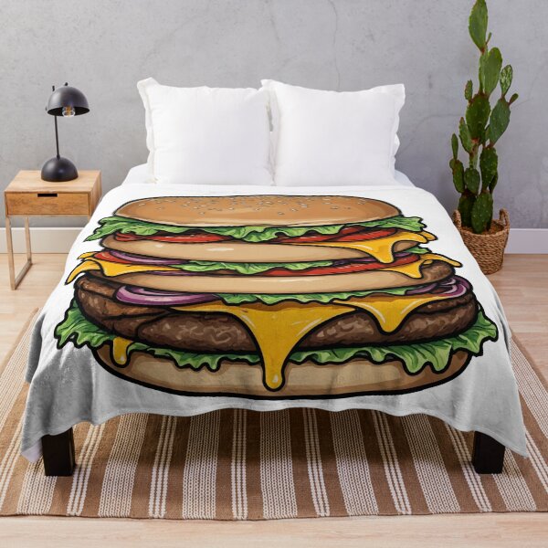 Item preview, Burger with melted cheese designed and sold by OlvadDesigns.