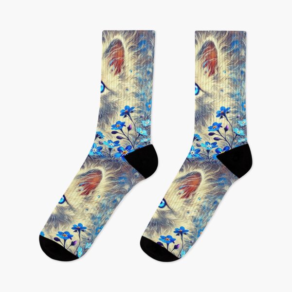 Item preview, Turkish Angora Kitten - Forget-Me-Nots designed and sold by LegademaArt.