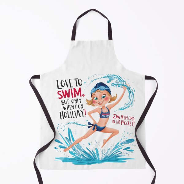 Item preview, I Love to Swim, but Only on Holiday! designed and sold by Zwembad Vergelijker.