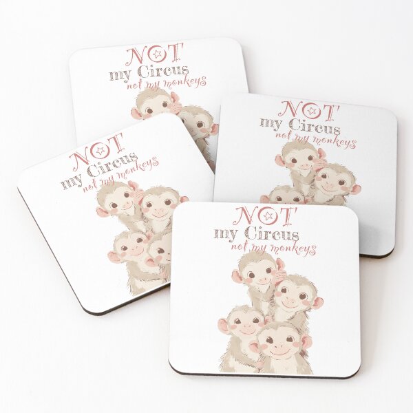 Item preview, Little monkeys - not my circus not my monkeys designed and sold by AmberCottage.