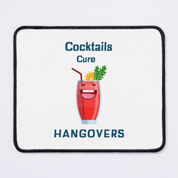 Item preview, Cocktails cure Hangovers - Smiling Cocktail Character designed and sold by AKreation.