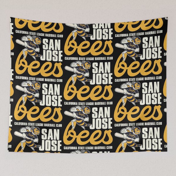 Item preview, San Jose Bees Baseball designed and sold by darklordpug.