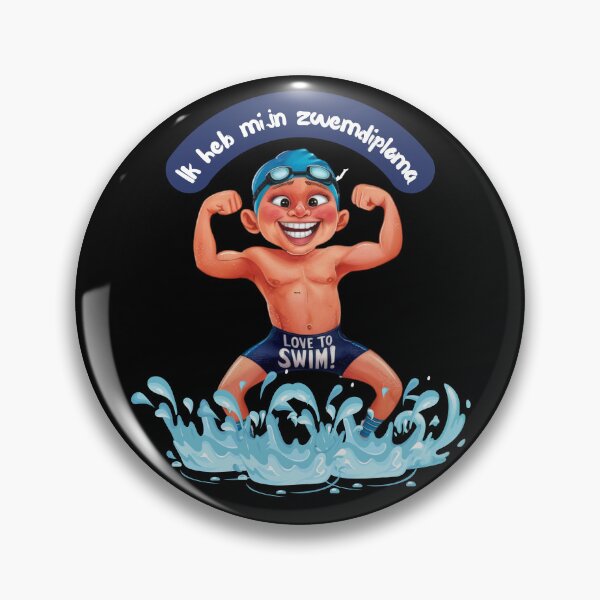 Item preview, I Got My Swimming Certificate! (in dutch) designed and sold by Zwembad Vergelijker.