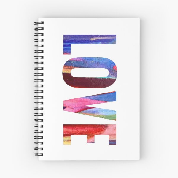 Item preview, Love.  Bold Rainbow Letters from An Abstract Artwork. designed and sold by Beardsall-Art.
