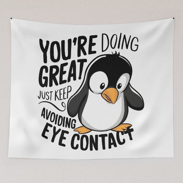 Item preview, Penguin eye contact designed and sold by ViperSaint.
