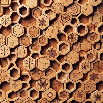 Artwork thumbnail, Cork Fabric Pattern by Rui Fernandes
