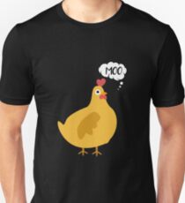 Cute Chicken Moo Unisex T-Shirt