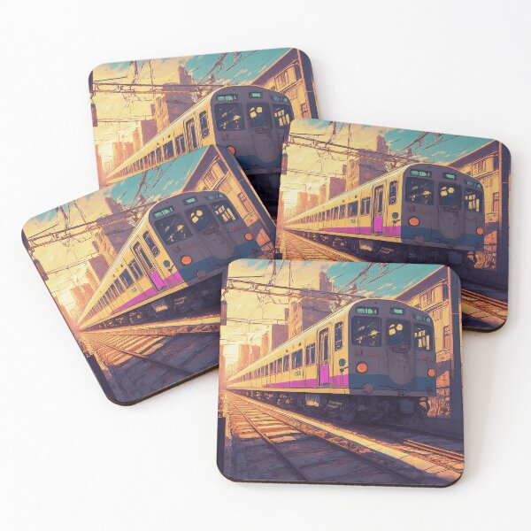 Item preview, Retro Rail Sunset Dreams designed and sold by PrecisionByAJSM.