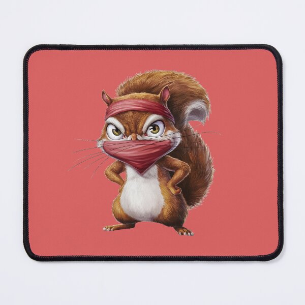 Item preview, An agitated squirrel with a bushy tail designed and sold by NiRia Spot.