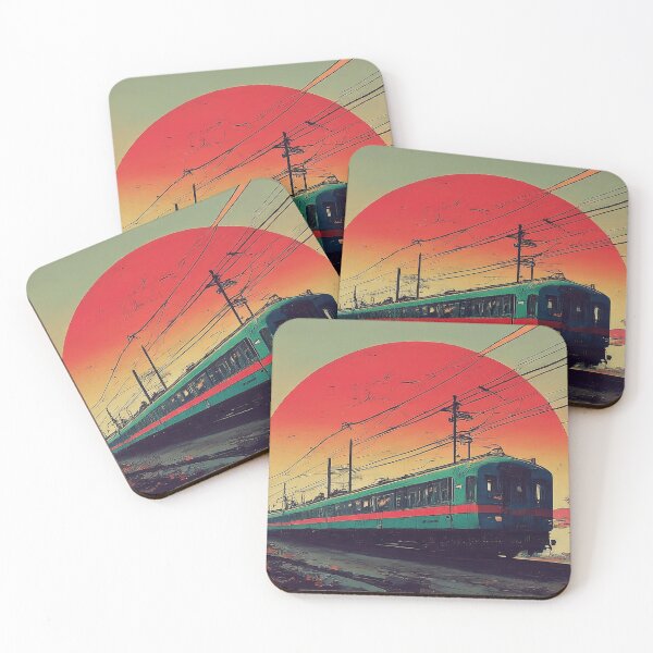 Item preview, Retro Rail Sunset Edition Artwork designed and sold by PrecisionByAJSM.