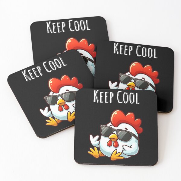 Item preview, Keep cool funny chicken designed and sold by SekoOne.