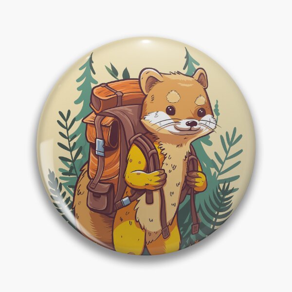 Item preview, Wandering Marten Hiking Outdoor Adventure designed and sold by Wild-Co.