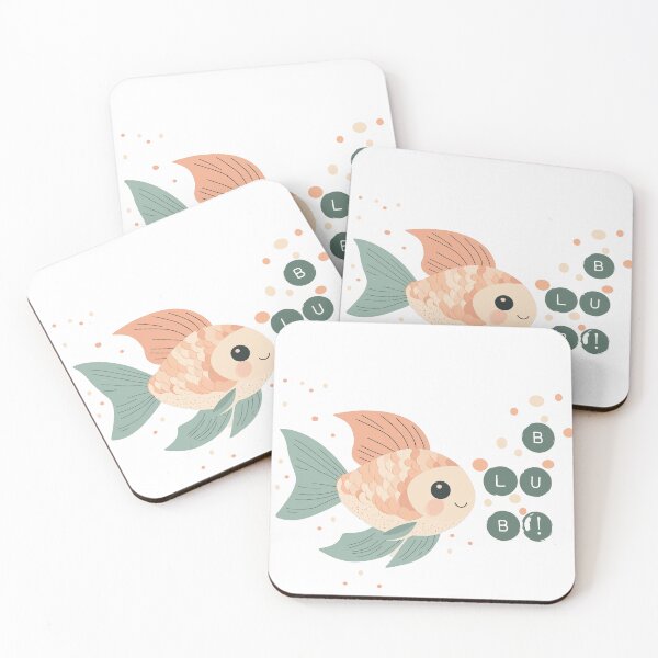 Item preview, Cute bubbling goldfish designed and sold by AmberCottage.