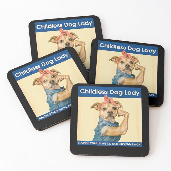 Item preview, Childless Dog Lady Shirt Women Political designed and sold by studiopekepeke.